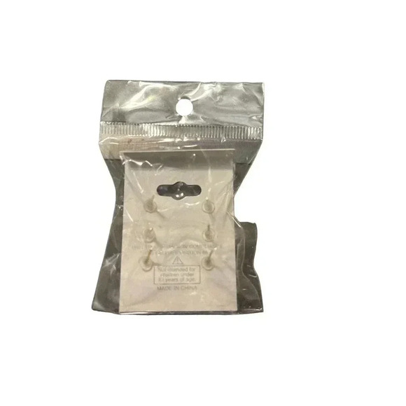 FASHION EARRINGS TWO SPARKLES AND A SQUARE SPARKLE EARRINGS - Picture 2 of 2